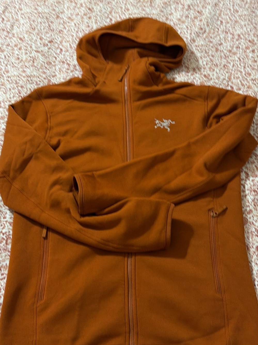 Arc'teryx Hooded Softshell Jacket in Rust